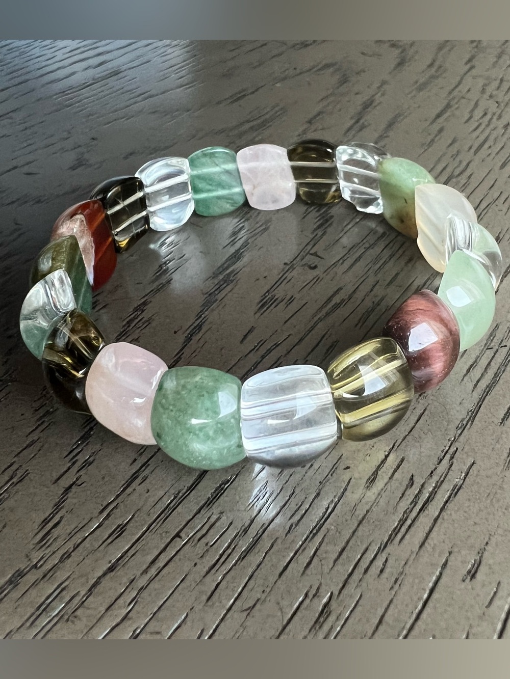 Multi Stones soft bangle SIZE 6.75’